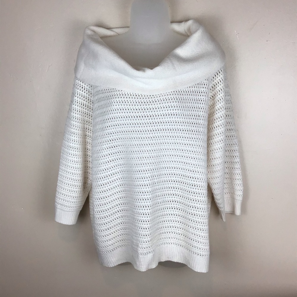NY&Co XL cream knit sweater